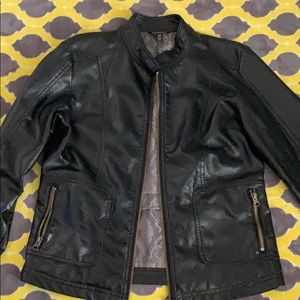 Leather jacket